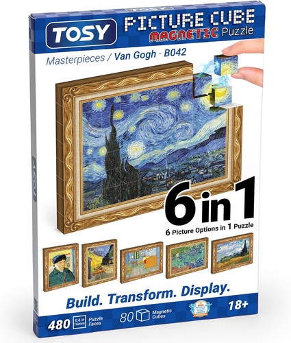 Picture cube van gogh magnetic - picture,