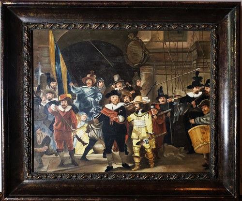 Hand painted after - after, rembrandt