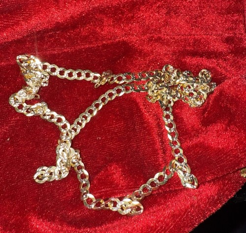 10k real gold 5mm - gold, diamond