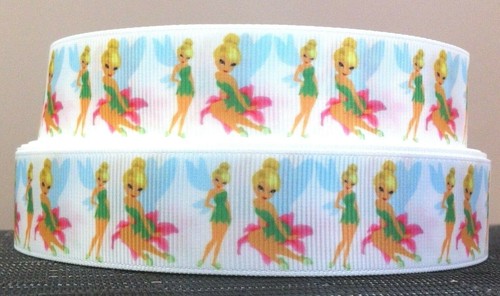 Tinkerbell ribbon grosgrain - ribbon,