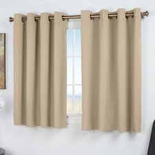 SHORT Blackout Curtains Pair