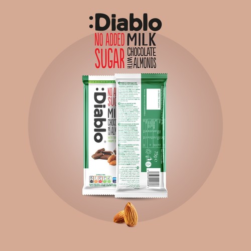 Diablo milk chocolate - milk,