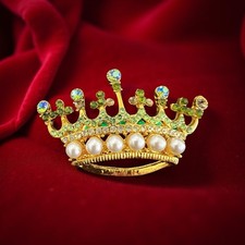 Vintage Crown Brooch