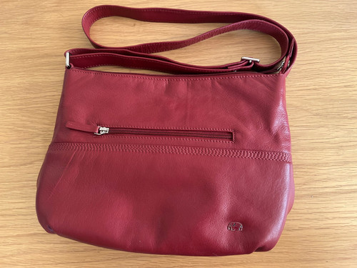 Burgundy red ava soft leather - soft,