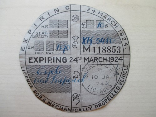 Tax disc old vintage - old, vehicle