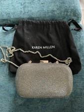 Gold Karen Millen Clutch Bag