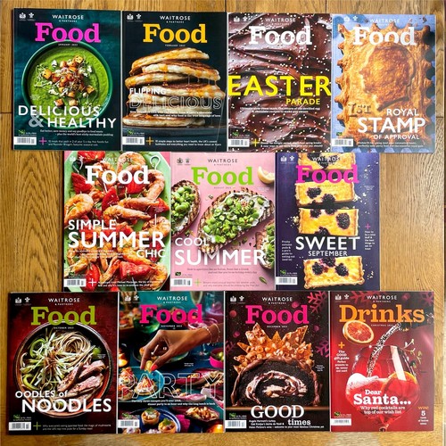 Waitrose food magazines - x,