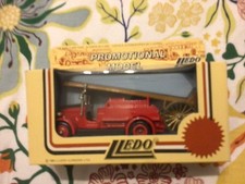 LLedo Diecast Model Dennis Fire Engine. Plain. Paint Sample. Rare Item. Boxed.