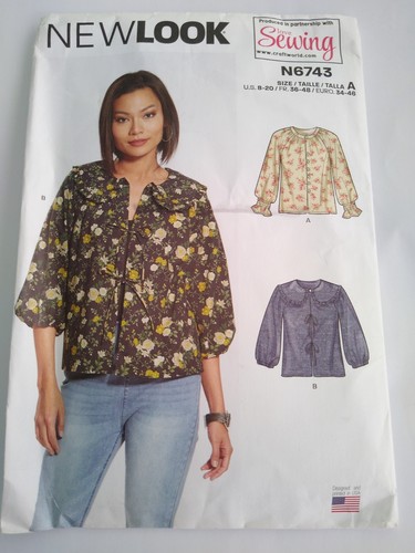 Sewing pattern blouse with - blouse,
