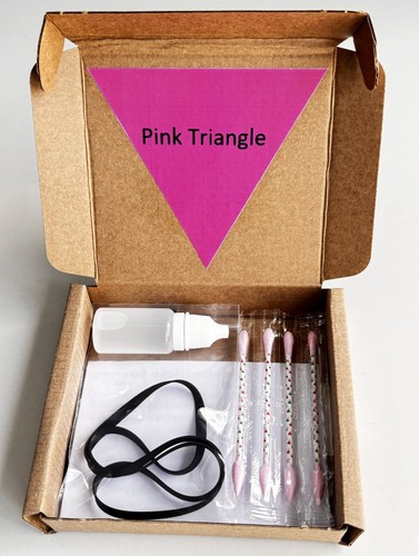 Pink triangle turntable - triangle,
