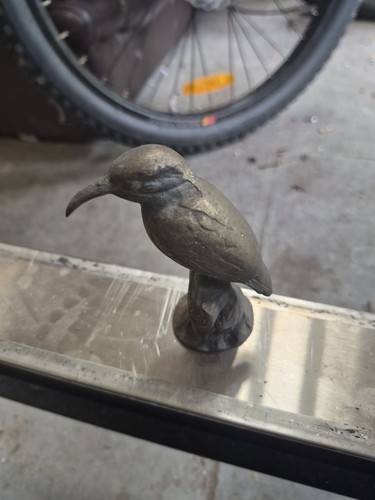 Kingfisher bird figurine solid - bird,