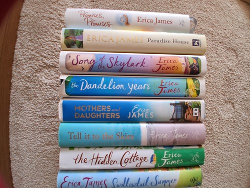 Erica james hardback book - erica,