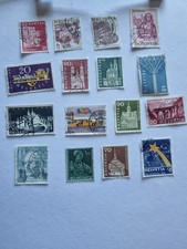 Swiss helvetia stamps x16 - "swiss, –