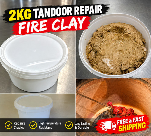 Tandoor fire cement 2kg - tandoor,