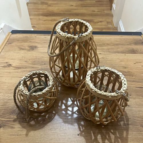 Set rustic natural - of,