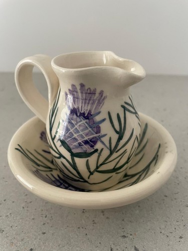 Crail pottery milk sugar bowl - crail,