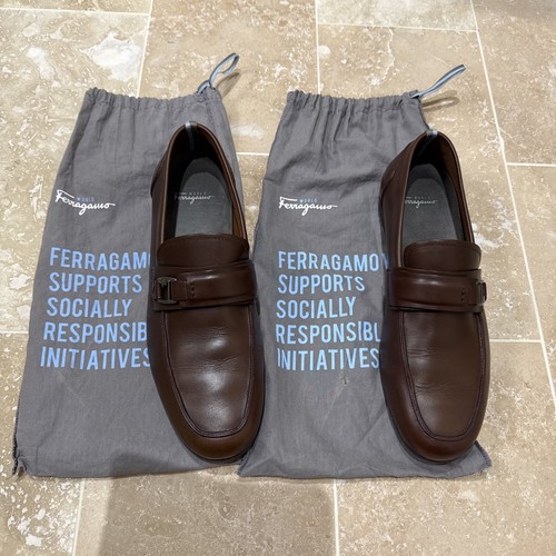 Ferragamo world brown leather - ferragamo,