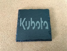 Kubota Tractor Logo Engraved