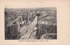 0166. WWI. German Trenches at