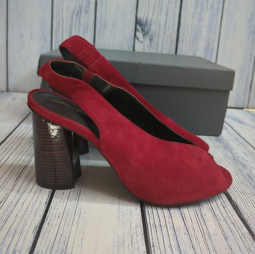 Lola cruz peep toe red - lola,