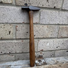 Vintage Upholstery Hammer Wooden Handle Rare Good Condition 