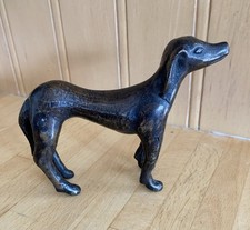 Small Bronze Dog Figure 