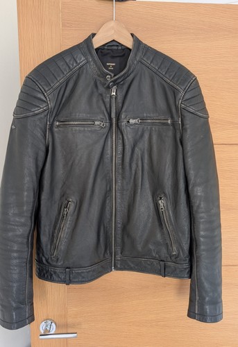 Superdry heritage leather moto - heritage,