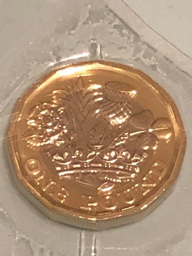 2022 one pound coin floral - coin,