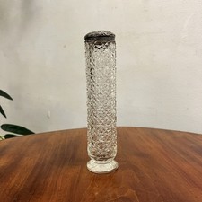 Antique tall silver and cut