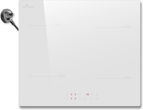 White induction hob plug - hob,