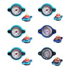 0.9 1.1 1.3 Bar High Pressure Radiator Cap with Temperature Gauge for Car Moto