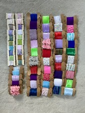 65 Spools Mixed Ribbons/ Lace