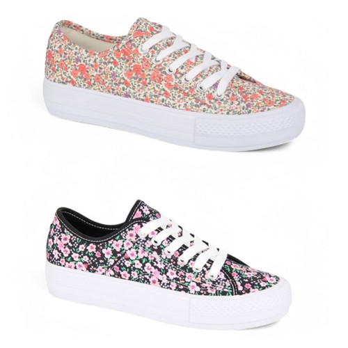 Dek womens floral canvas pumps - womens,