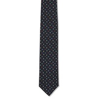 Drake's London Navy Flowers Tie BNWT Made in UK
