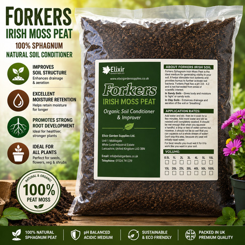 Irish moss peat 100 natural - irish, 100%