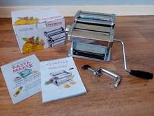 Nuvantee Stainless Steel Pasta Machine 150 Roller With Pasta Cutter Boxed 
