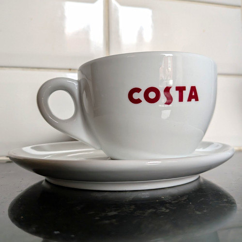 Costa ceramic coffee cup - coffee,