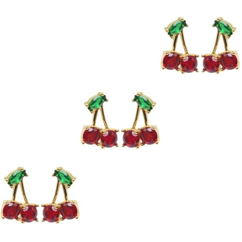Trendy cherry earrings - trendy,