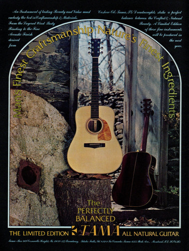 Vtg 70s tama - tama, ad