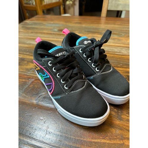 Heelys kids black canvas skate - black,