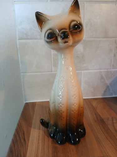 Vintage siamese cat - siamese, figurine