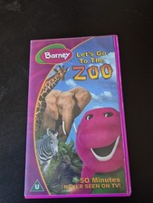Barney The Dinosaur VHS Video - Barneys Let’s Go To The Zoo 2001