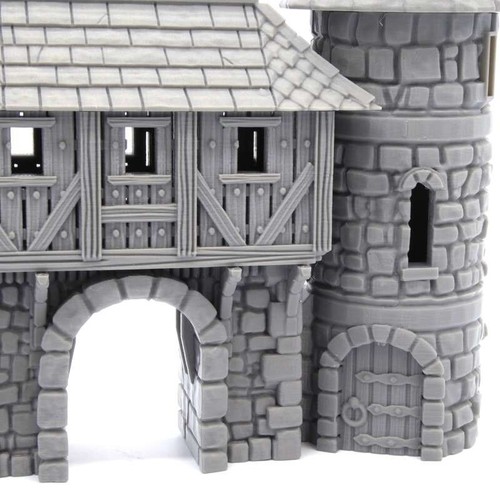 Medieval gatehouse for - medieval,