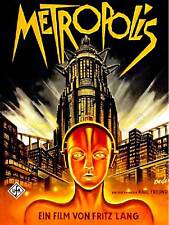 Vintage Film Movie Metropolis 1927 Sci Fi Future New Art Print Poster Cc4997