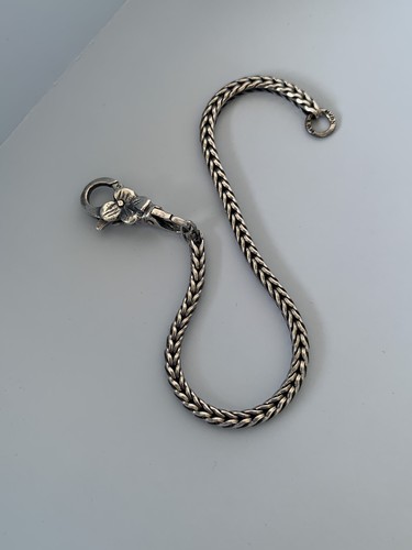 Silver flower lock trollbead - silver,