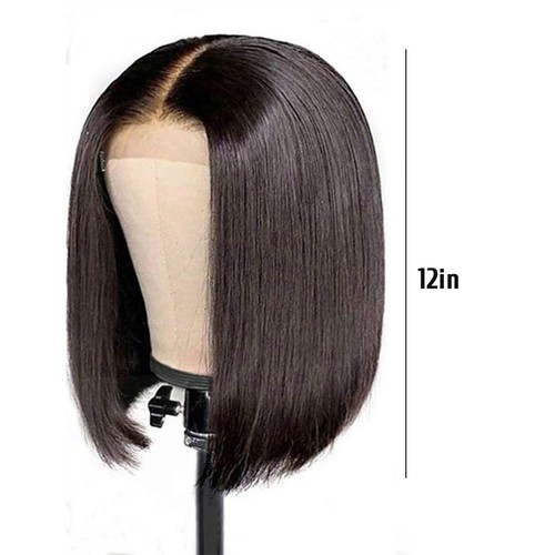 Short straight bob lace front - bob,