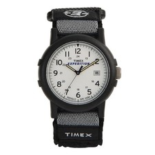 Timex Mens White Black Camper