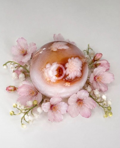 Carnelian flower agate - carnelian,