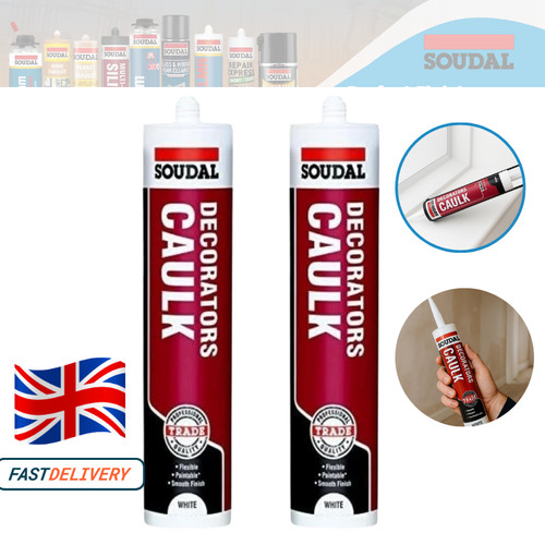 Soudal decorators caulk white - soudal,