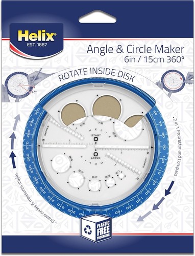 Helix angle and circle - helix, maker